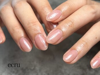 エクリュ(ecru)の写真/ワンカラーは最短1時間以内！施術スピードも◎忙しい主婦さんや会社員の方にぴったりです☆