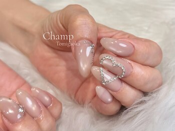 チャンプ 登美ケ丘店(Champ)/繋げたらハートになるデザイン