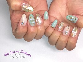 【自爪ネイル】パステルネイル