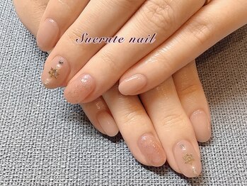 スエルテ ネイルサロン 北千住店/雪の結晶ネイル ¥7000