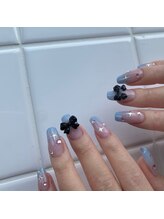 イオネイルセカンド(io nail 2nd)/【スカルプ】長さだし×リボン