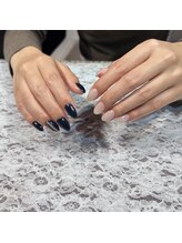 モカ 心斎橋(moca by Lee)/アシンメトリーネイル