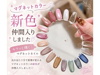 はあとねいる 瓢箪山の写真/ワンカラー、ラメグラ、マグネット(全体、スラント)税込3.850円 マグネット新色が9月1日より入荷中♪