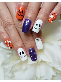 ハロウィンネイル