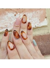 ルクール(Le Coeur)/囲みべっ甲ネイル