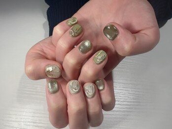 ネイル フィエルテ(Nail Fierte)/Green nuance