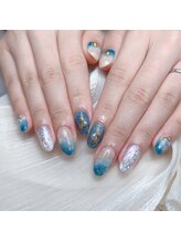 Mネイル/ハワイアンズネイル