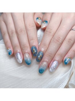 Mネイル/ハワイアンズネイル