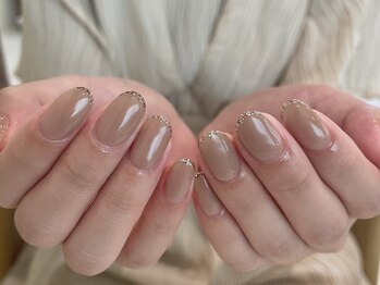 リノ(lino)/ベージュネイル　8/31