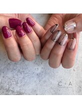 シープラスエー(C+A)/モード系囲みラインアート