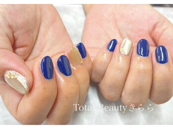 ネイルサロン きらら 平塚店/ネイビーネイル