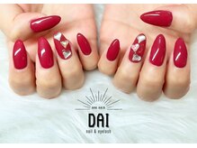 アークヘアーダイ ネイル アンド アイラッシュ(ARK HAIR DAI)/ワンカラー（有料パーツ使用）