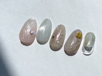 ディティカ ティア(Dityca tia)の写真/トレンドをおさえたやりすぎない大人ニュアンスネイル◎ネイル初めての方にもオススメです☆
