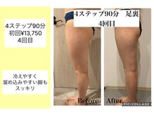 ハピネス(HAPPINESS)/4ステップ90分足裏　4回目