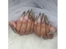 最先端ロングネイル★フォルム持ち最強！