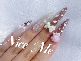 長さだしガーリーバンビネイル