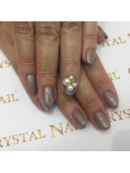 クリスタルネイル ボンベルタ橘店(CRYSTAL NAIL)/ワンカラーネイル