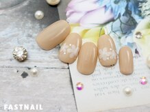 ファストネイル 立川店(FAST NAIL)/大人可愛いヌーディー¥6600