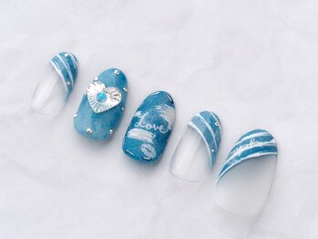 ネイルサロン ソウ 京橋店(Nail Salon Sou)/デニム風ネイル