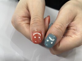 ニコちゃんネイル