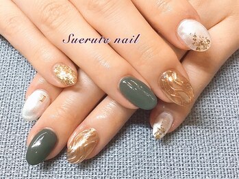 スエルテ ネイルサロン 北千住店/祝成人式・振り袖ネイル ¥8000