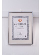 フスフレーゲ フットネス 大山店(Foot Nes)/FSIフスフレーガー認定証