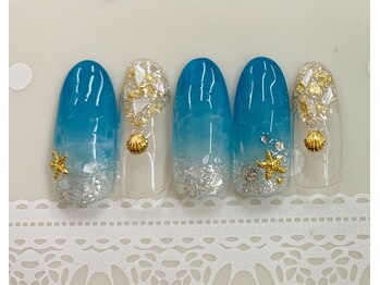 Newサンプル 海ネイル Pg プルミエ ネイル Premier Nail のフォトギャラリー ホットペッパービューティー