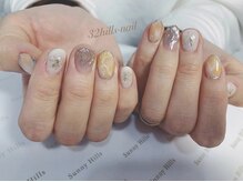 サニーヒルズ ウィズ マキア 藤沢(Sunny hills with MAQUIA)/大理石ネイル