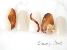 ニュアンスべっ甲Nail