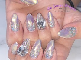 【ロングネイル】オーロラネイル