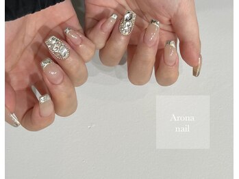 アローナ ネイル(Arona nail)/ガラスフレンチ