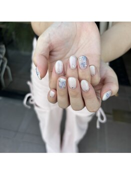 トータルサロン 白べぇーっ プラス/リボンネイル