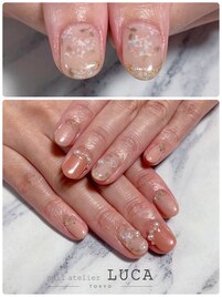 M-873 大人可愛いフラワーネイル