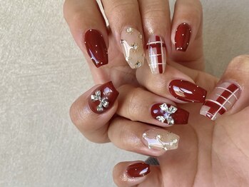 グレイス(GRACE)/check nail