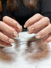 テソロネイル(TESORO nail)/逆フレンチネイル