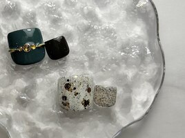 【フット】親指アート　¥9900