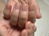 【メンズにも好評！】色なしジェルネイル