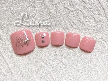 ネイルアンドまつ毛エクステ ルーナ イオンモール東久留米店/フット定額8900円