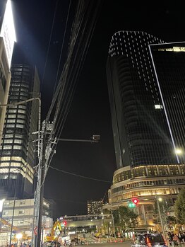 サクラ(Sakura)/4月夜の高輪ゲートウェイ