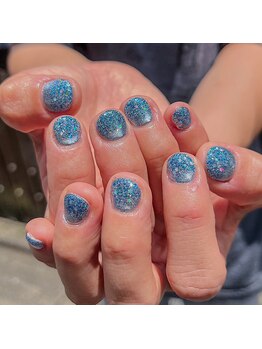 サロンドティス 学芸大学(salon de tis)/キラキラネイル