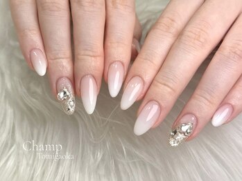 エアブラシで魅せる！白グラ