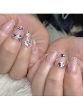 アオマリー(Aomalie)/フラワーネイル　￥9,570