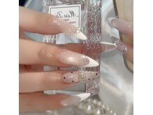 Nail&eyelash Momo 妙典店の雰囲気(綺麗めデザインから個性的なデザインまで幅広くご用意♪)