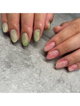 コロレ(colore')/もやもやぷっくりネイル