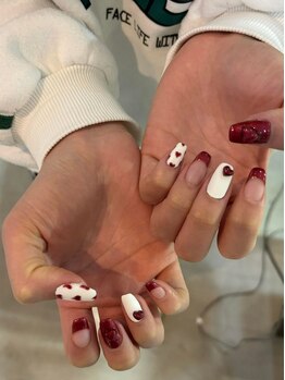 ネイルチップス オプシアミスミ店(NAIL TIPS)の写真/アートを楽しみたい方に♪ニュアンス～トレンドアートまで指先可愛く！【ハンド】オリジナルコース¥6500