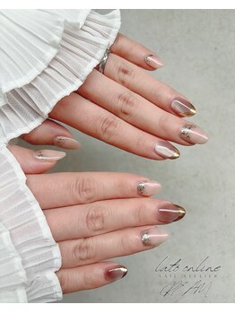 クリーム(Nail Atelier CREAM)/お任せdesign☆綺麗めキラキラ