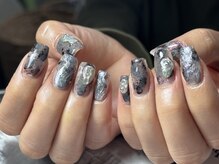 ネイルセッション(nail session)/テーマ・牡蠣　ニュアンス