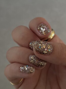 グリッターネイル