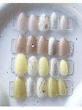 マハロネイル(Mahalo Nail)/【SAYA】ワンカラー+2本アート