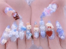 シンデレラネイル(CINDERELLA NAIL)/【チップ長さだしネイル】